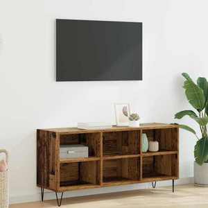 vidaXL Cabinet TV Lemn Vechi 103, 5 x 30 x 50 cm Lemn compozit imagine