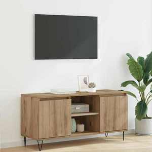 vidaXL Cabinet TV Stejar Artizanal 104 x 35 x 50 cm Lemn compozit imagine