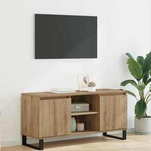 vidaXL Cabinet TV Stejar Artizanal 104 x 35 x 50 cm Lemn compozit imagine