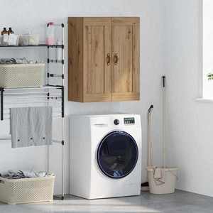 vidaXL Dulap montat pe perete Stejar Artizanal 69, 5 x 34 x 90 cm imagine