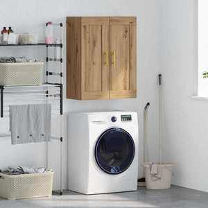 vidaXL Dulap montat pe perete Stejar Artizanal 69, 5 x 34 x 90 cm imagine