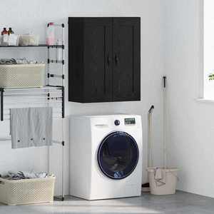 vidaXL Dulap montat pe perete Stejar Negru 69, 5 x 34 x 90 cm imagine