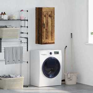 vidaXL Dulap montat pe perete Lemn Vechi 34, 5 x 34 x 90 cm imagine