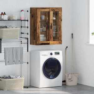 vidaXL Dulap montat pe perete Lemn Vechi 69, 5 x 34 x 90 cm imagine