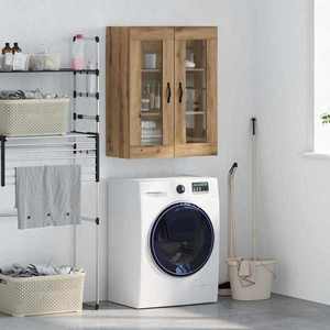 vidaXL Dulap montat pe perete Stejar Artizanal 69, 5 x 34 x 90 cm imagine