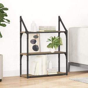 vidaXL Raft de perete Stejar Artizanal 60 x 21 x 78, 5 cm Lemn compozit imagine