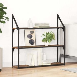 vidaXL Raft de perete Lemn Vechi 80 x 21 x 78, 5 cm Lemn compozit imagine