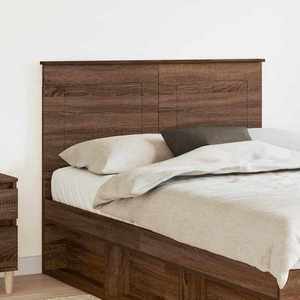 vidaXL Tăblie cap cu headboard Stejar închis 120 cm Lemn compozit imagine