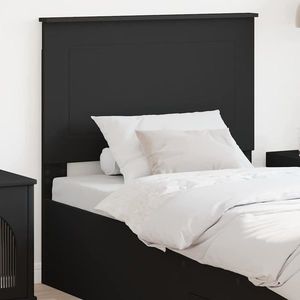 vidaXL Tăblie cap cu headboard Stejar Negru 100 cm Lemn compozit imagine