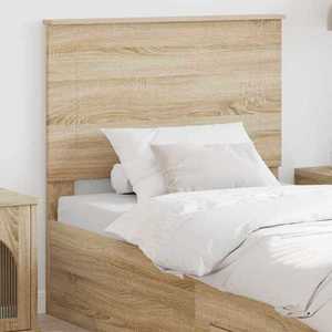 vidaXL Tăblie cap cu headboard Stejar Sonoma 75 cm Lemn compozit imagine