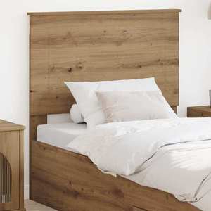 vidaXL Tăblie cap cu headboard Stejar Artizanal 75 cm Lemn compozit imagine