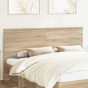 vidaXL Tăblie cap cu headboard Stejar Sonoma 180 cm Lemn compozit imagine