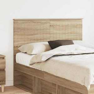 vidaXL Tăblie cap cu headboard Stejar Sonoma 135 cm Lemn compozit imagine
