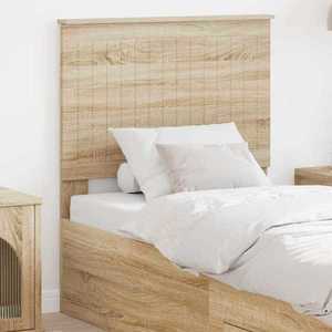vidaXL Tăblie cap cu headboard Stejar Sonoma 80 cm Lemn compozit imagine