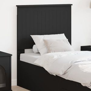 vidaXL Tăblie cap cu headboard Stejar Negru 75 cm Lemn compozit imagine