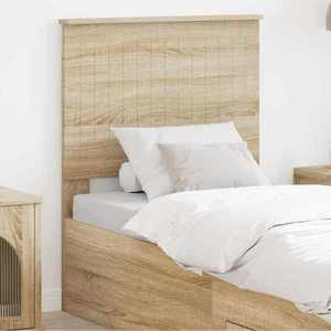 vidaXL Tăblie cap cu headboard Stejar Sonoma 75 cm Lemn compozit imagine