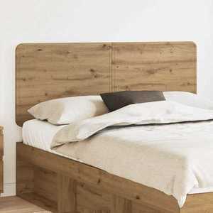 vidaXL Tăblie cap cu headboard Stejar Artizanal 140 cm Lemn compozit imagine