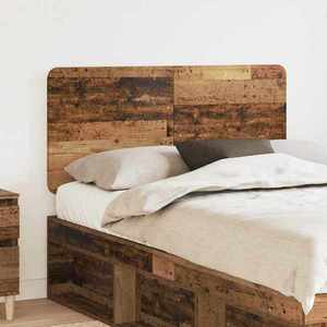 vidaXL Tăblie cap cu headboard Lemn Vechi 120 cm Lemn compozit imagine