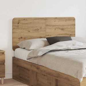 vidaXL Tăblie cap cu headboard Stejar Artizanal 120 cm Lemn compozit imagine