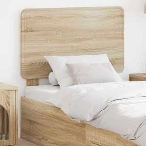 vidaXL Tăblie cap cu headboard Stejar Sonoma 100 cm Lemn compozit imagine