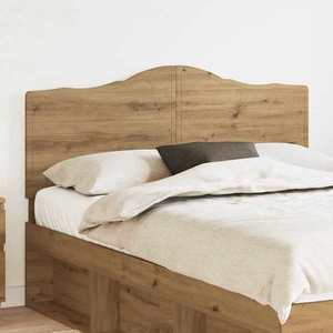 vidaXL Tăblie cap cu headboard Stejar Artizanal 160 cm Lemn compozit imagine