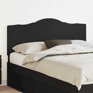 vidaXL Tăblie cap cu headboard Stejar Negru 140 cm Lemn compozit imagine