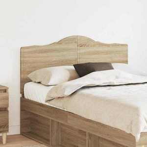 vidaXL Tăblie cap cu headboard Stejar Sonoma 135 cm Lemn compozit imagine
