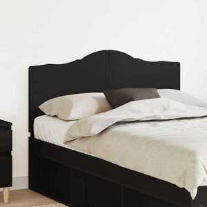 vidaXL Tăblie cap cu headboard Stejar Negru 120 cm Lemn compozit imagine