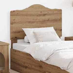 vidaXL Tăblie cap cu headboard Stejar Artizanal 75 cm Lemn compozit imagine