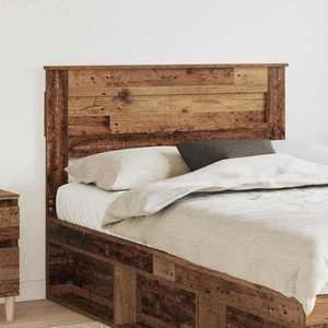 vidaXL Tăblie cap cu headboard Lemn Vechi 120 cm Lemn compozit imagine