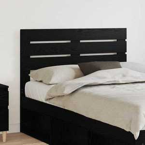 vidaXL Tăblie cap cu headboard Stejar Negru 135 cm Lemn compozit imagine