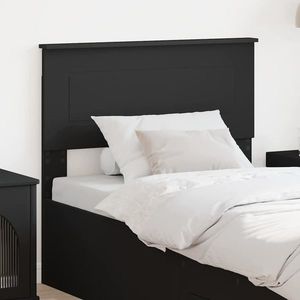 vidaXL Tăblie cap cu headboard Stejar Negru 75 cm Lemn compozit imagine