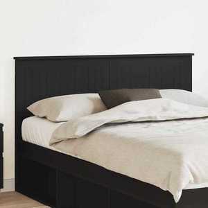 vidaXL Tăblie cap cu headboard Stejar Negru 140 cm Lemn compozit imagine