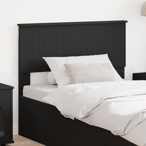 vidaXL Tăblie cap cu headboard Stejar Negru 100 cm Lemn compozit imagine