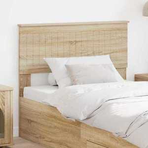 vidaXL Tăblie cap cu headboard Stejar Sonoma 100 cm Lemn compozit imagine