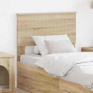 vidaXL Tăblie cap cu headboard Stejar Sonoma 80 cm Lemn compozit imagine