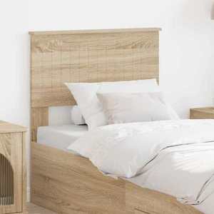vidaXL Tăblie cap cu headboard Stejar Sonoma 75 cm Lemn compozit imagine