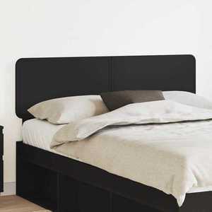 vidaXL Tăblie cap cu headboard Stejar Negru 140 cm Lemn compozit imagine
