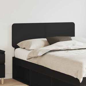 vidaXL Tăblie cap cu headboard Stejar Negru 135 cm Lemn compozit imagine