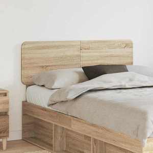 vidaXL Tăblie cap cu headboard Stejar Sonoma 135 cm Lemn compozit imagine