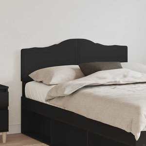 vidaXL Tăblie cap cu headboard Stejar Negru 135 cm Lemn compozit imagine
