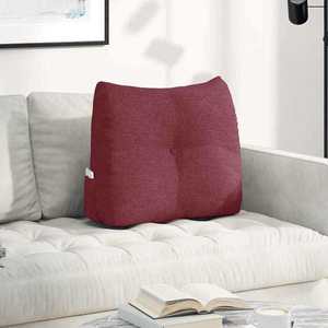 vidaXL Perna pentru spate Roșu Vin 60 x 24 x 50 cm țesătură imagine