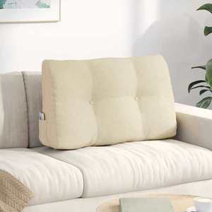 vidaXL Perna pentru spate Crem 80 x 24 x 50 cm țesătură imagine