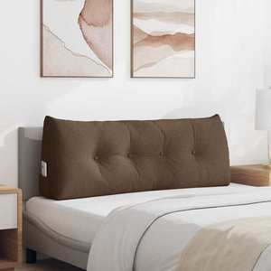 vidaXL Perna pentru spate Maro 120 x 24 x 50 cm țesătură imagine