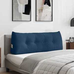 vidaXL Perna pentru spate albastru 120 x 24 x 50 cm țesătură imagine