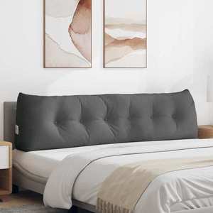 vidaXL Perna pentru spate Gri închis 180 x 24 x 50 cm țesătură imagine