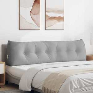 vidaXL Perna pentru spate Gri nori 180 x 24 x 50 cm țesătură imagine