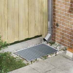 vidaXL Grătar Argintiu 60 x 40 x 2 cm Oțel galvanizat prin imersie imagine