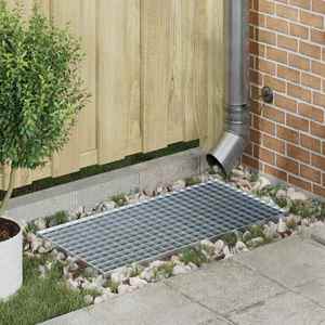 vidaXL Grătar Argintiu 80 x 40 x 2 cm Oțel galvanizat prin imersie imagine