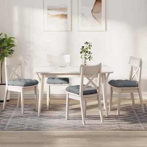 vidaXL Perne de Șezut 4 pcs Gri deschis 45 x 45 x 12 cm țesătură imagine